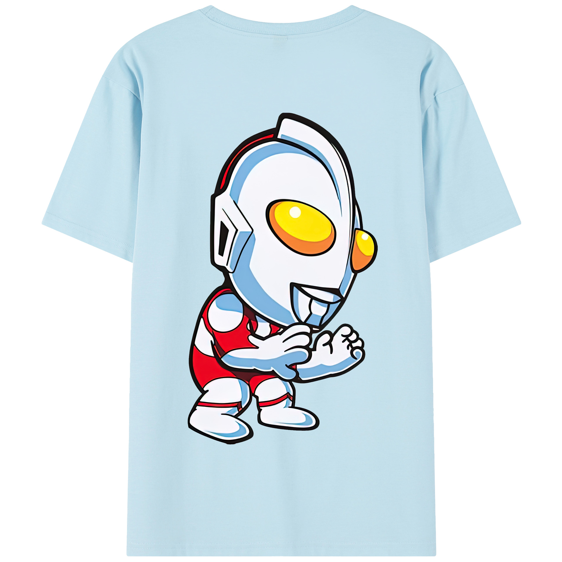 （画像用） ウルトラマン Ultraman 綿100％半袖Tシャツ（背面プリント）
